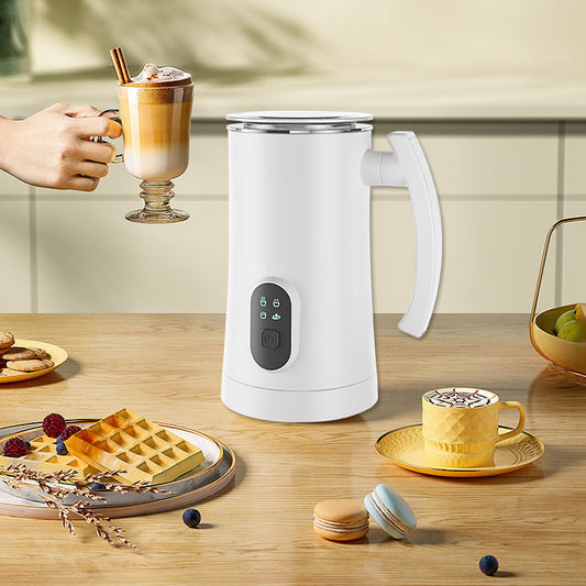 Automatic Milk Frother & Warmer – Hot/Cold Stainless Steel Whipping Machine